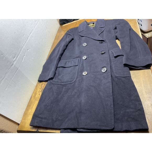 Oxxford Clothes Khyber Cashmere Blue 3 Button Traveler Vented Overcoat - Picture 1 of 13